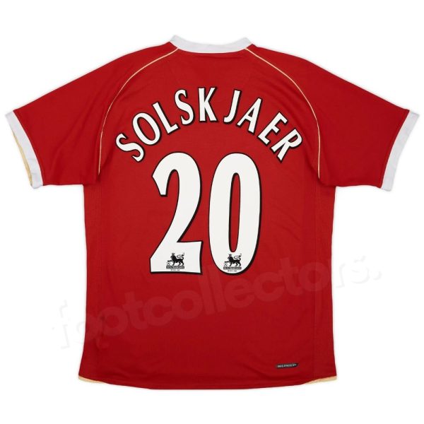 Maillot Manchester United Domicile 2006-2007 Solskjaer