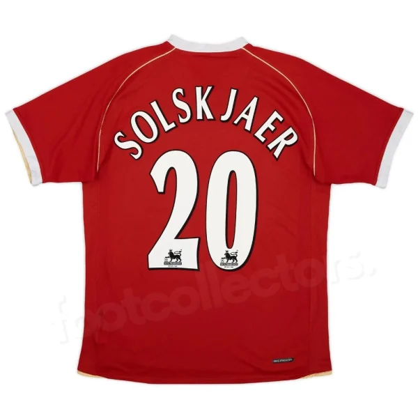 Maillot Manchester United Domicile 2006-2007 Solskjaer