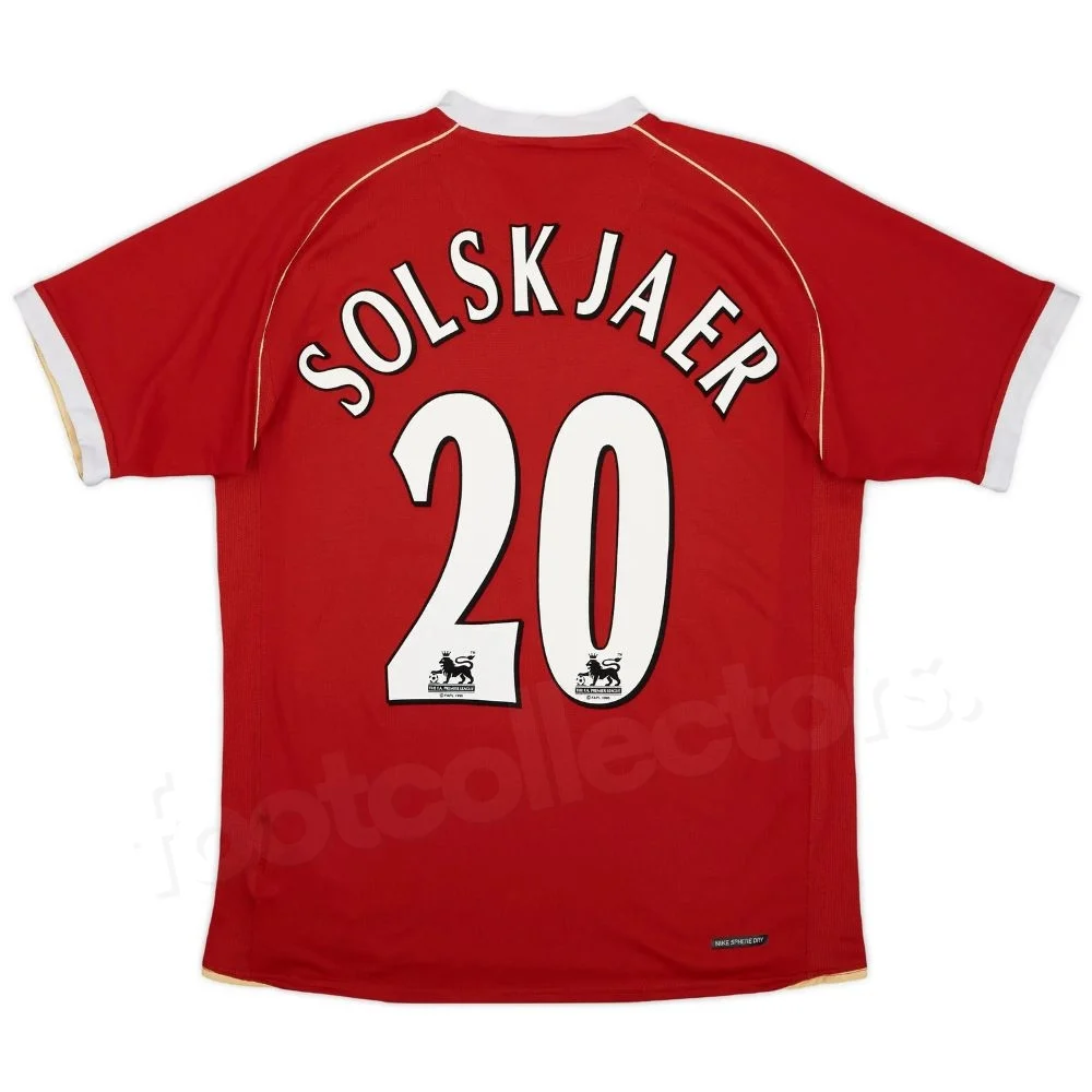 Maillot Manchester United Domicile 2006-2007 Solskjaer