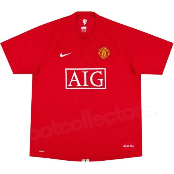 Maillot Manchester United Domicile 2007-2009 Evra