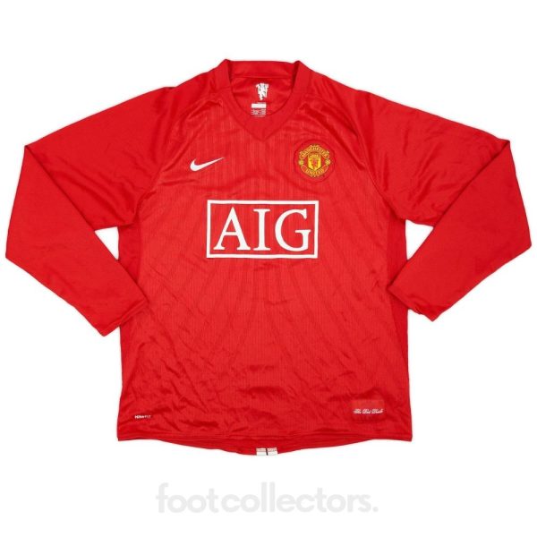 Maillot Manchester United Domicile 2007-2009 Neville