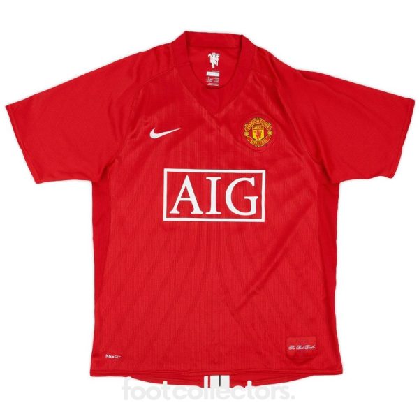 Maillot Manchester United Domicile 2007-2009 Tevez