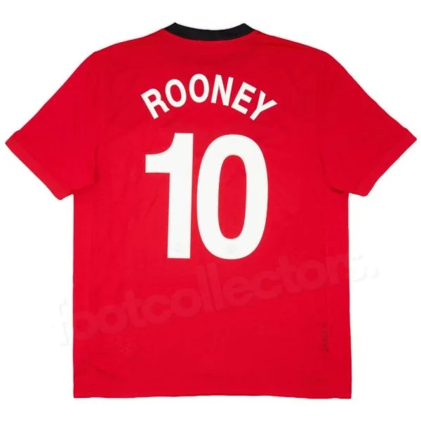Maillot Manchester United Domicile 2009-2010 Rooney