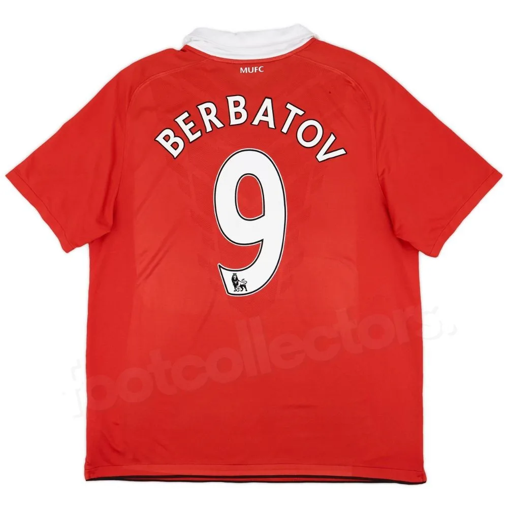 Maillot Manchester United Domicile 2010-2011 Berbatov