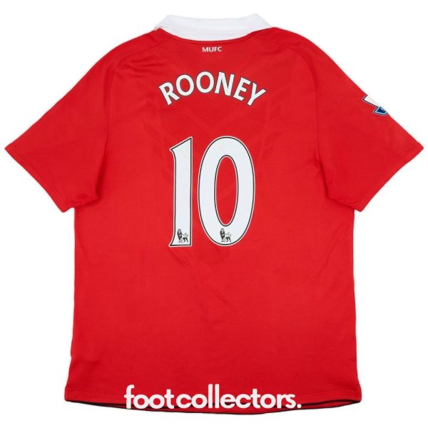 Maillot Manchester United Domicile 2010-2011 Rooney