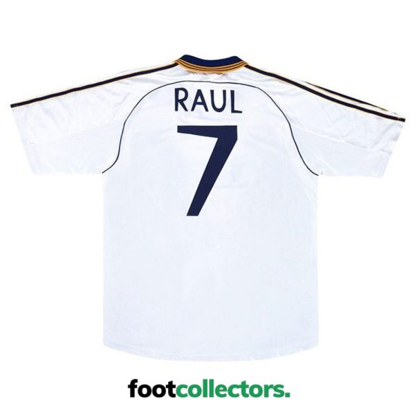 Maillot Real Madrid Domicile 1999-2000 Raul