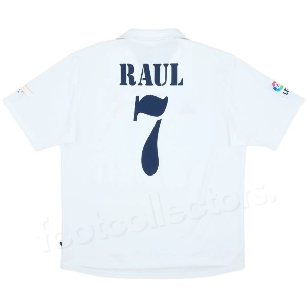Maillot Real Madrid Domicile 2001-2002 Raul