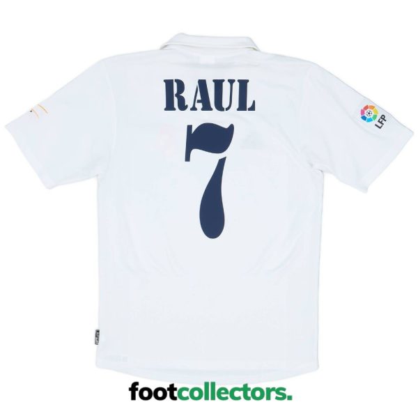 Maillot Real Madrid Domicile 2000-2001 Raul