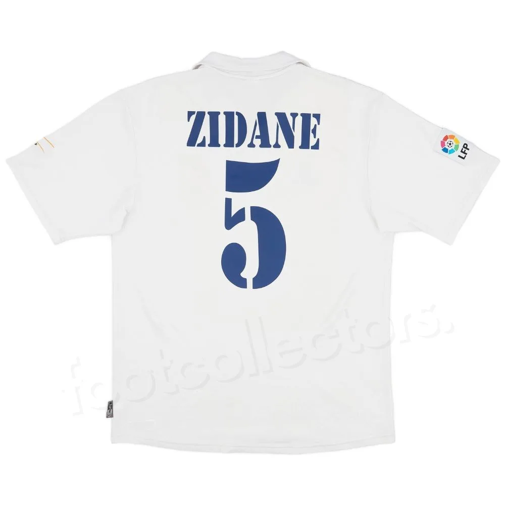 Maillot Real Madrid Domicile 2001 Zidane