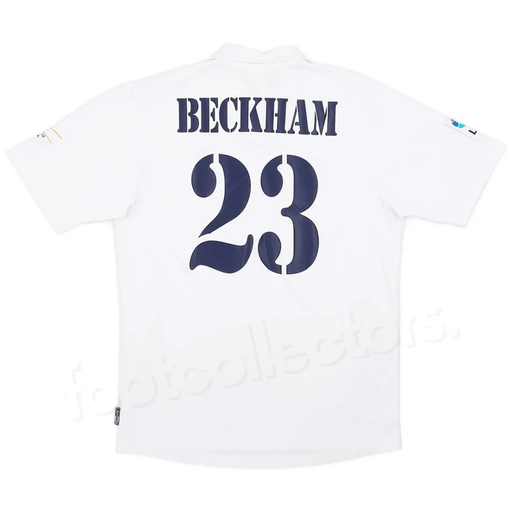 Maillot Real Madrid Domicile 2002-2003 Backham
