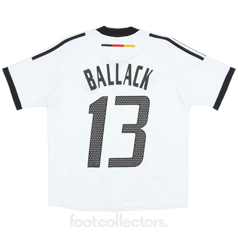 Maillot Retro Vintage Allemagne Away 2002 Ballack