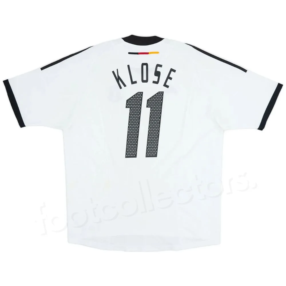 Maillot Retro Vintage Allemagne Domicile 2002 2004