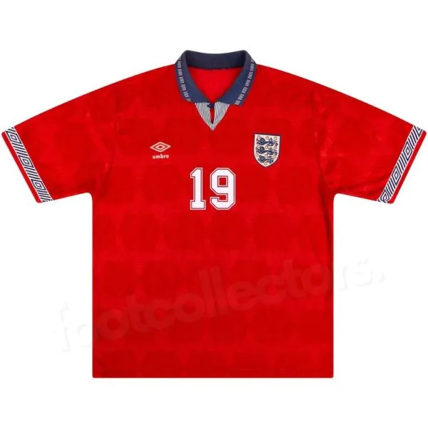 England Away Shirt 1990-1992 Gascoigne