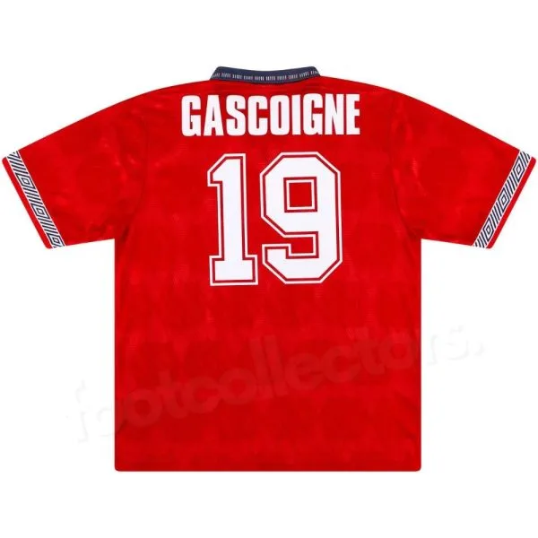 England Away Shirt 1990-1992 Gascoigne