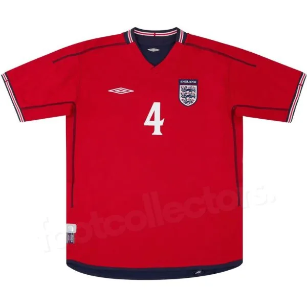 Maillot Angleterre Exterieur 2002-2004 Gerrard