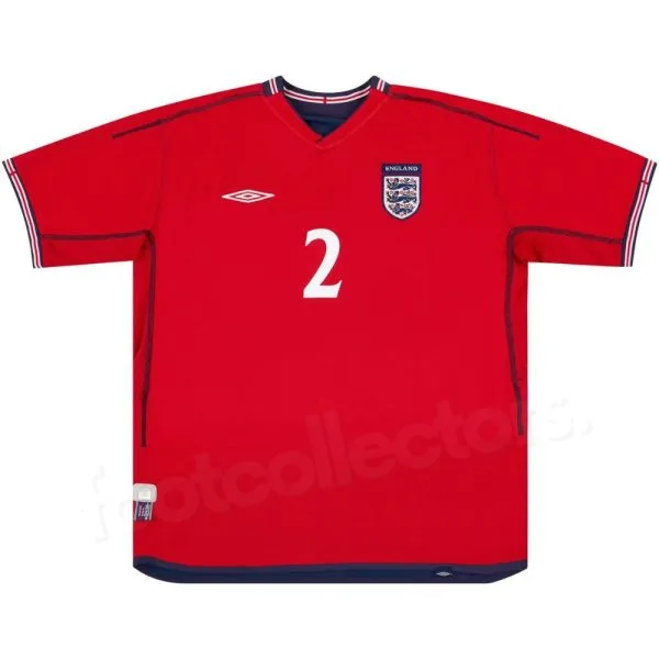Maillot Angleterre Exterieur 2002-2004 Neville