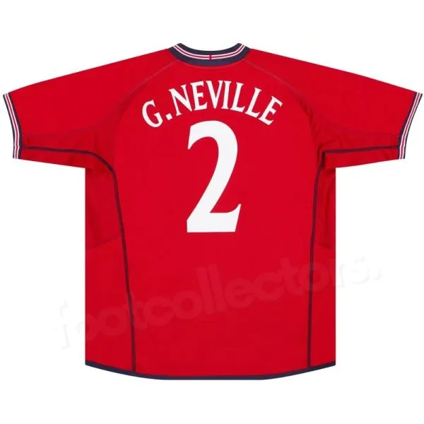 Maillot Angleterre Exterieur 2002-2004 Neville