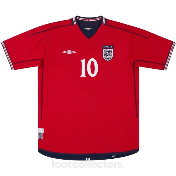 Maillot Retro Vintage Angleterre Away 2002 2004 Owen