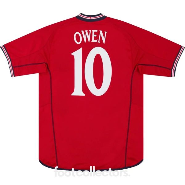 Maillot Retro Vintage Angleterre Away 2002 2004 Owen