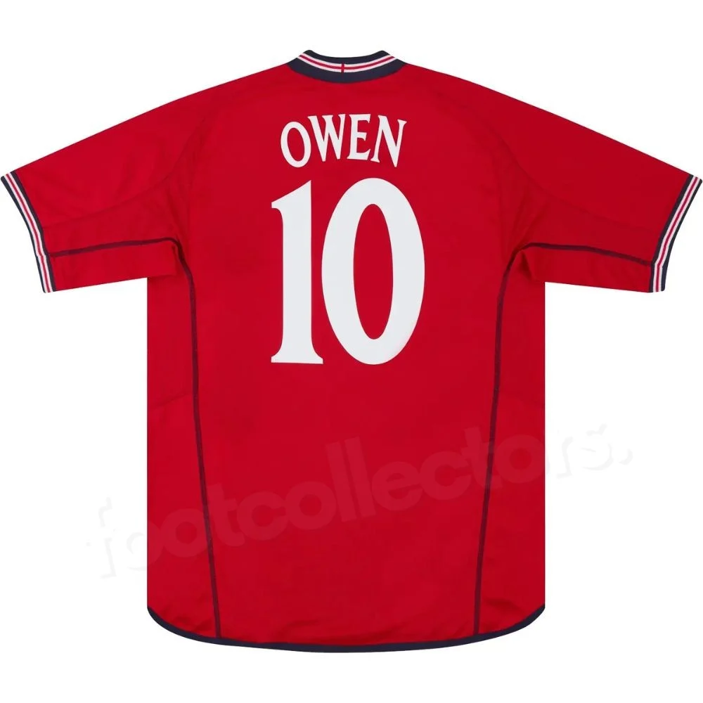Maillot Retro Vintage Angleterre Away 2002 2004 Owen