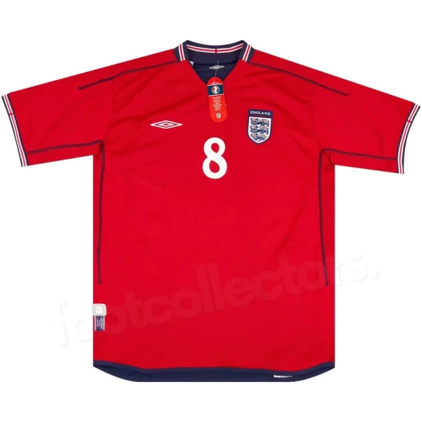 Maillot Angleterre Exterieur 2002-2004 Scholes