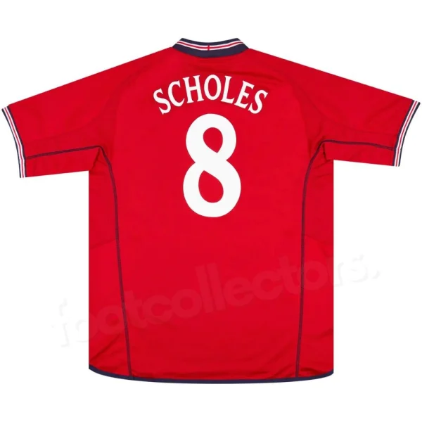 Maillot Angleterre Exterieur 2002-2004 Scholes