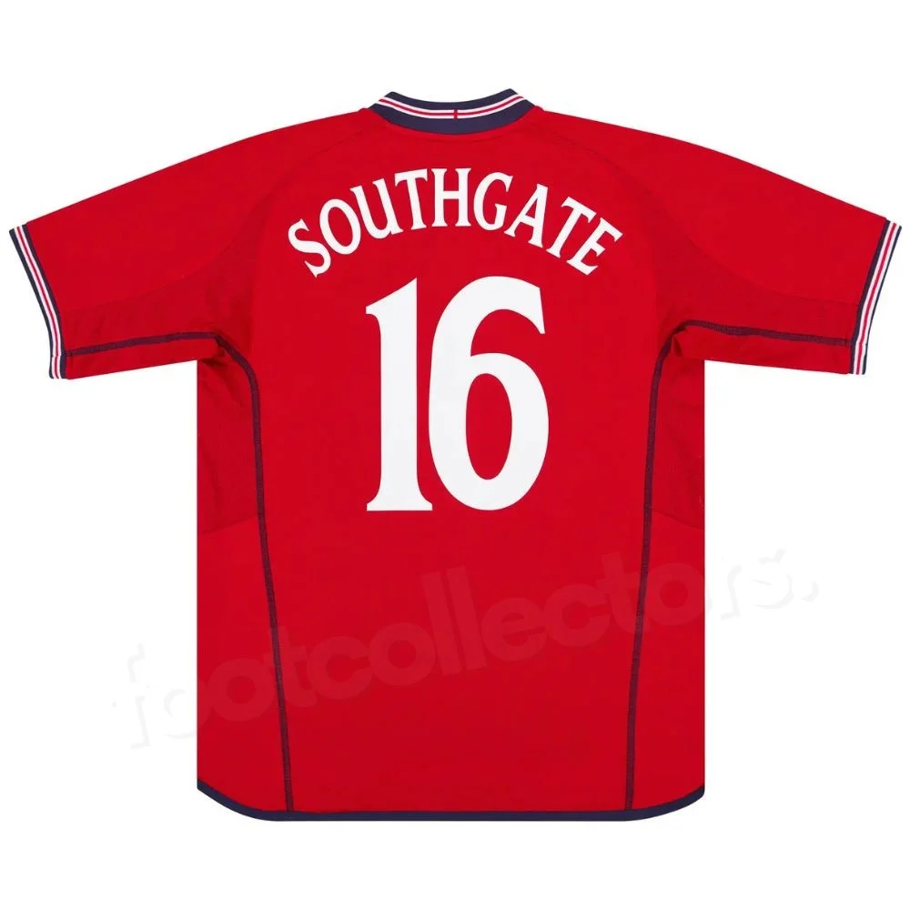 Maillot Retro Vintage Angleterre Away 2002 2004 Southgate