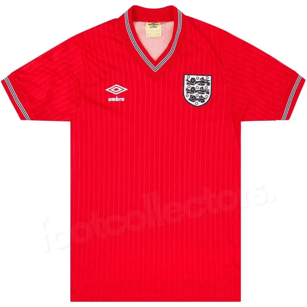 Maillot Retro Vintage Angleterre Domicile 1984 1987