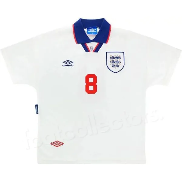 England Home Shirt 1993-1995 Gascoigne