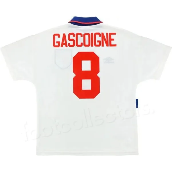 England Home Shirt 1993-1995 Gascoigne
