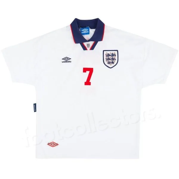 England Home Shirt 1993-1995 Platt