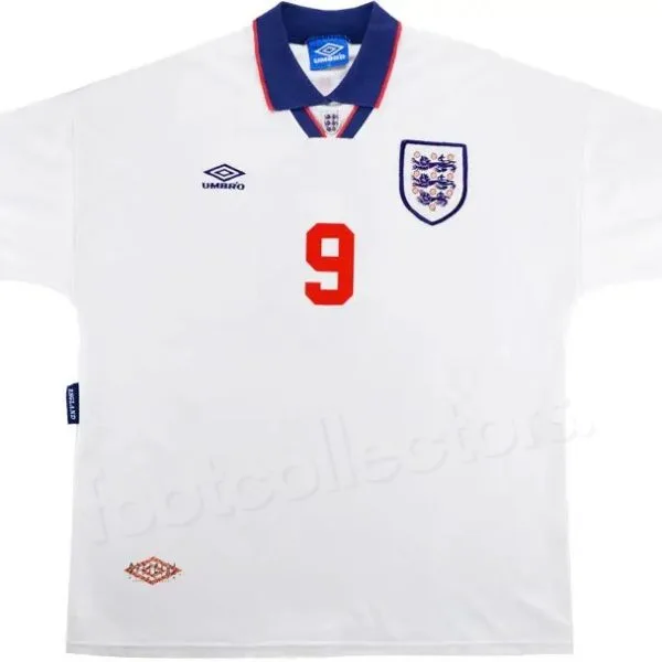 England Home Shirt 1993-1995 Shearer
