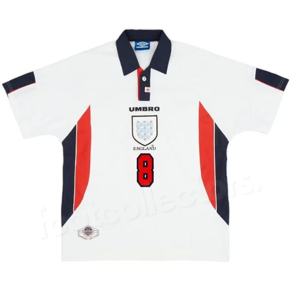 Maillot Retro Vintage Angleterre Domicile 1997 1999 Gascoigne