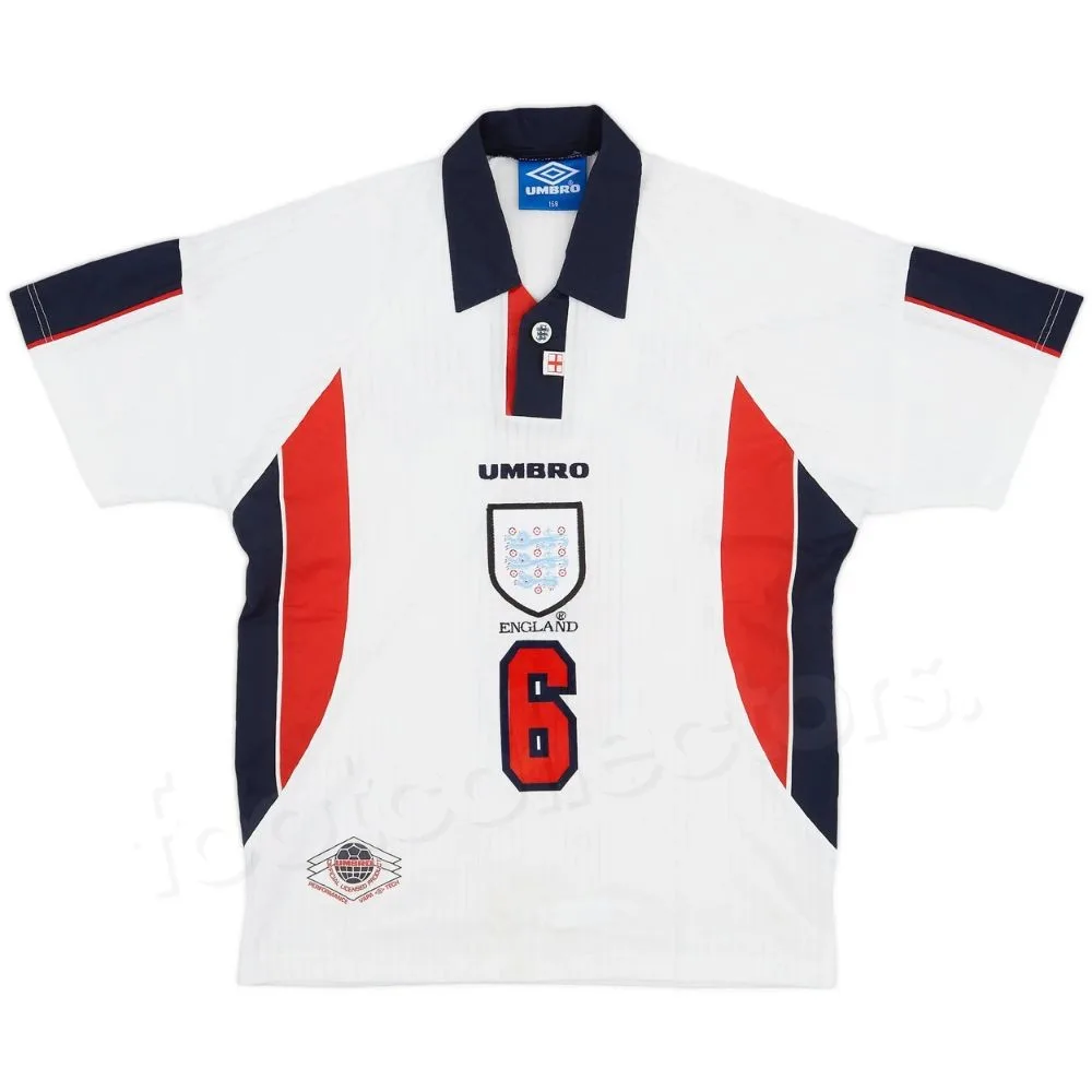 Maillot Retro Vintage Angleterre Domicile 1997 1999 Le Saux