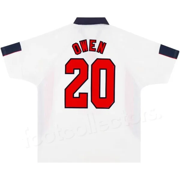 Maillot Retro Vintage Angleterre Domicile 1997 1999 Owen