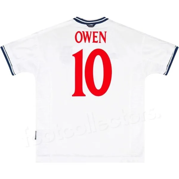 Maillot Retro Vintage Angleterre Domicile 1999 2001 Owen
