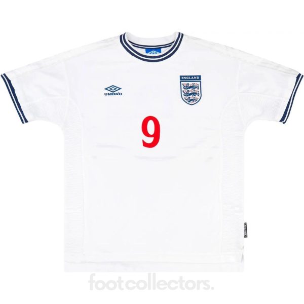 Maillot Retro Vintage Angleterre Domicile 1999 2001 Shearer