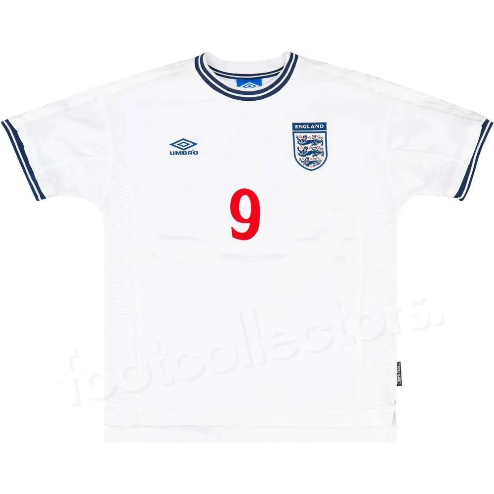 Maillot Retro Vintage Angleterre Domicile 1999 2001 Shearer