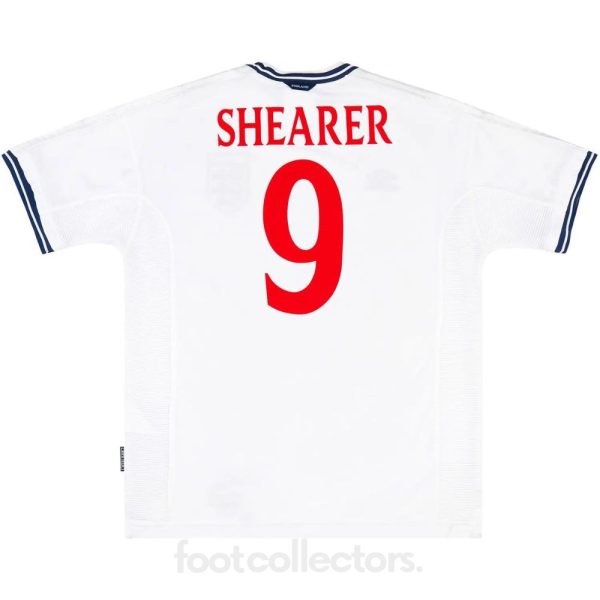 Maillot Retro Vintage Angleterre Domicile 1999 2001 Shearer