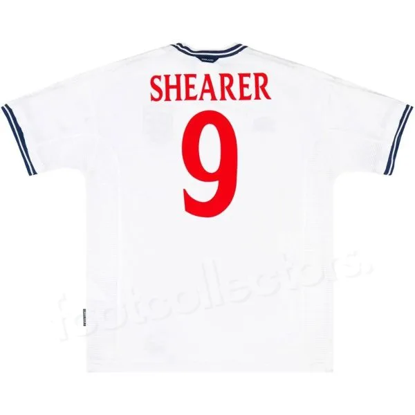 Maillot Retro Vintage Angleterre Domicile 1999 2001 Shearer