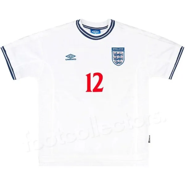 Maillot Retro Vintage Angleterre Domicile 1999 2001 Southgate