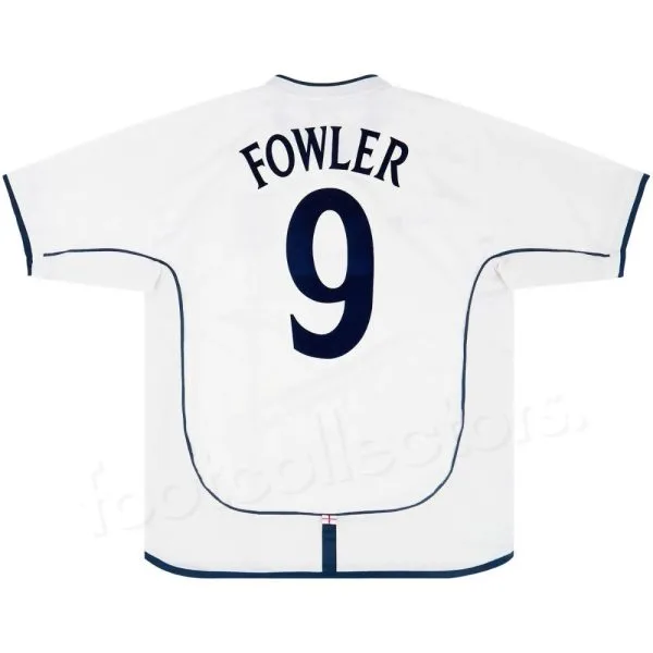 Maillot Retro Vintage Angleterre Domicile 2001 2003 Fowler
