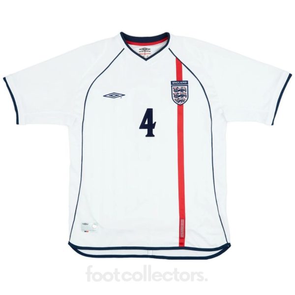 Maillot Retro Vintage Angleterre Domicile 2001 2003 Gerrard