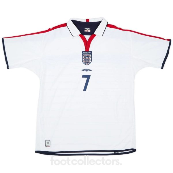 Maillot Retro Vintage Angleterre Domicile 2003 2005 Beckham