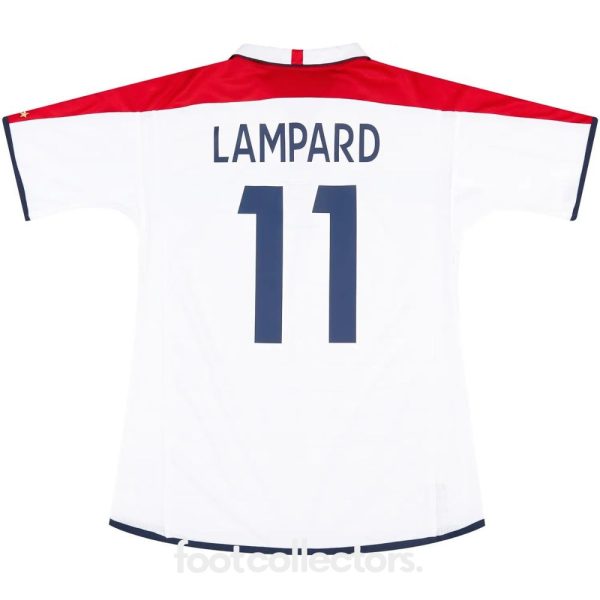 Maillot Retro Vintage Angleterre Domicile 2003 2005 Lampard