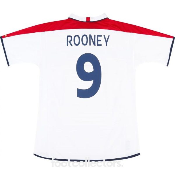 Maillot Retro Vintage Angleterre Domicile 2003 2005 Rooney