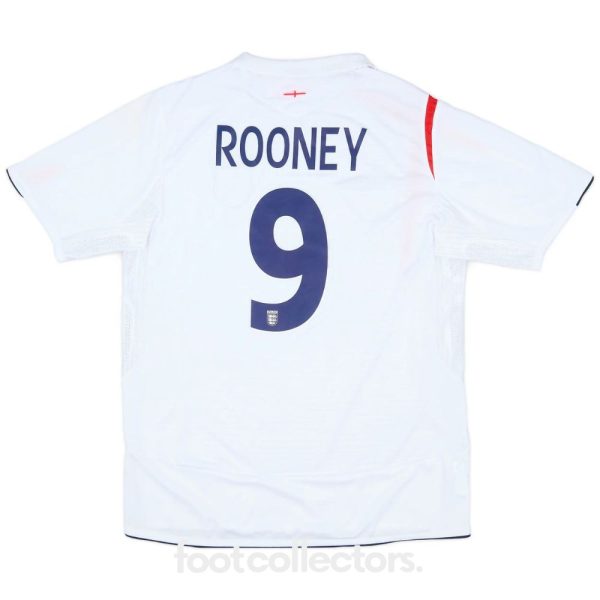 Maillot Retro Vintage Angleterre Domicile 2005 2007 Rooney