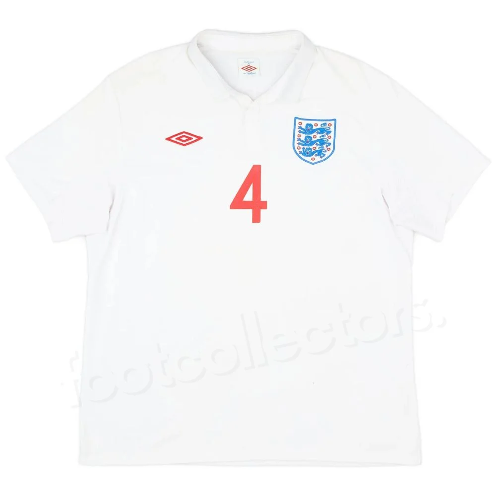 Maillot Retro Vintage Angleterre Domicile 2009 2010 Gerrard
