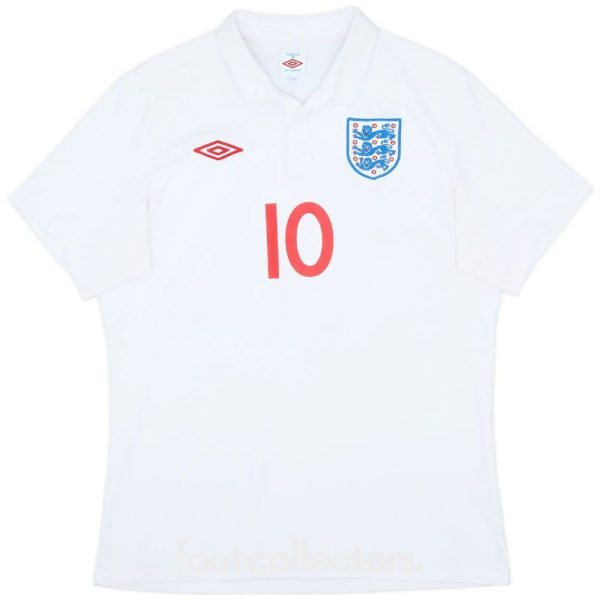 Maillot Retro Vintage Angleterre Domicile 2009 2010 Rooney