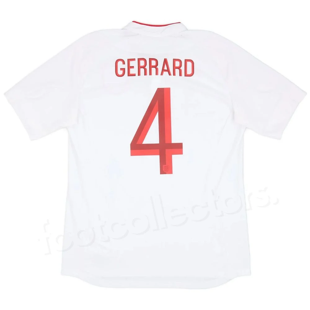Maillot Retro Vintage Angleterre Domicile 2012 2013 Gerrard